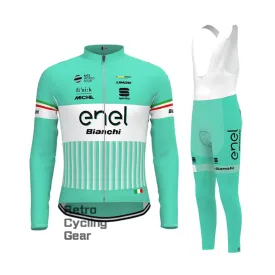 2017 Enel  Bianchi Long Sleeve Cycling Kits