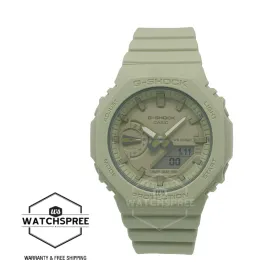 G-Shock Ladies GMA-S2100 Carbon Core Guard Structure Watch - Stylish Green Resin Band GMAS2100BA-3A