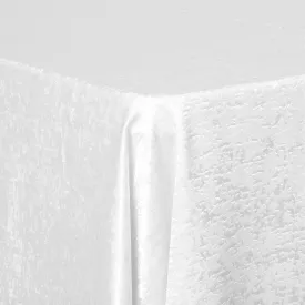 Crinkle Shimmer 90"x156" Rectangular Tablecloth - White