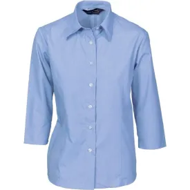 Dnc Workwear Regular Collar 3/4 Sleeve Blouse - 4213