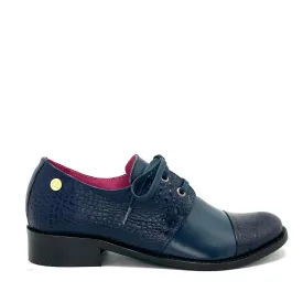 Ecoute- Navy lace up shoe