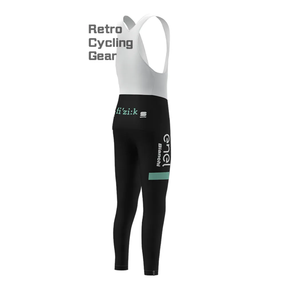 Enel  Bianchi Fleece Cycling Bib Pants