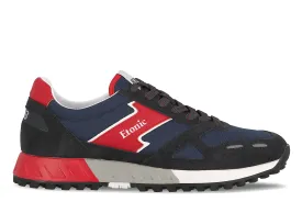 Etonic PR538 runners in blue suede and navy blue canvas upper