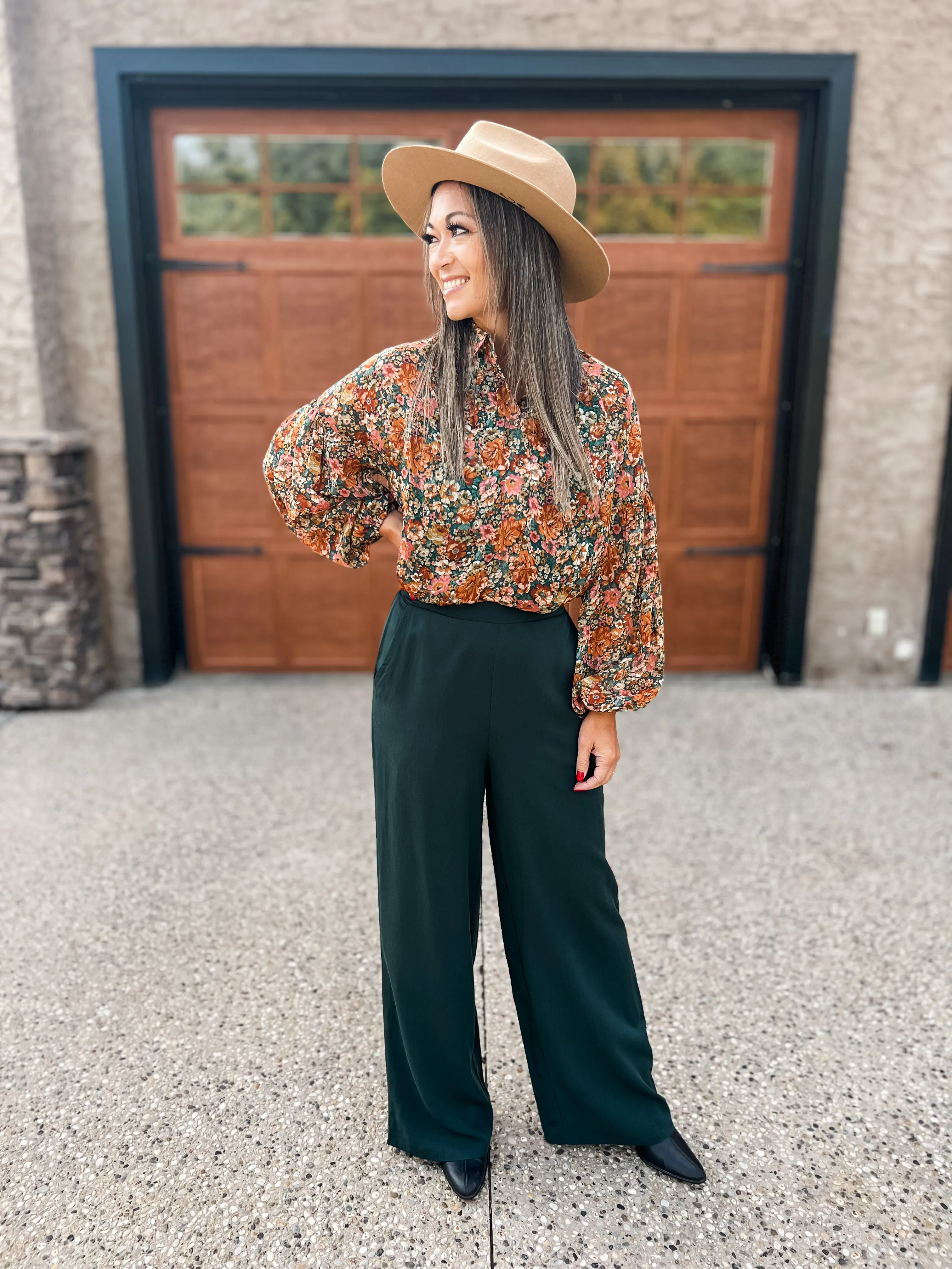 Floral Button Up Bodysuit