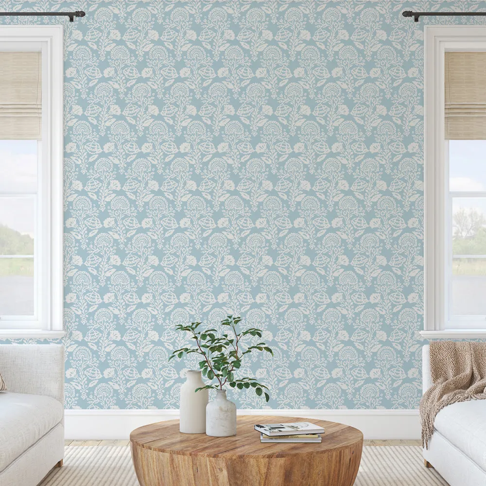 Floral Damask Peel and Stick Wallpaper