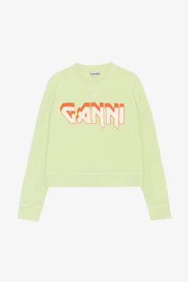 Isoli Ganni Rock Sweatshirt - Lily Green