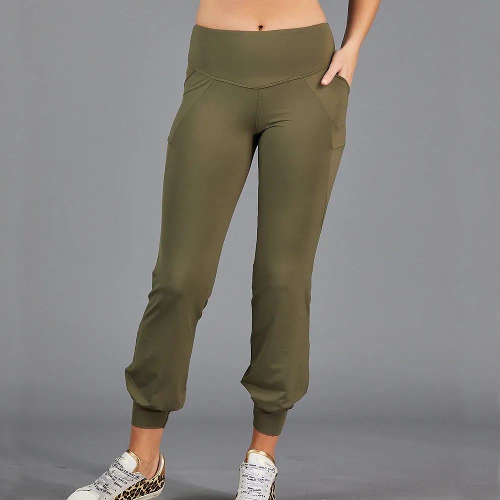 Jade Jogger Pant (army green)