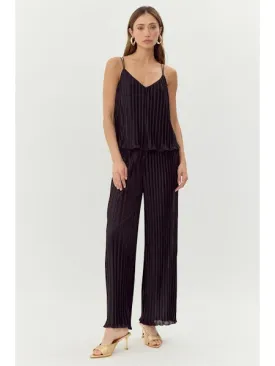 Randal Pleated Wide Leg Pant