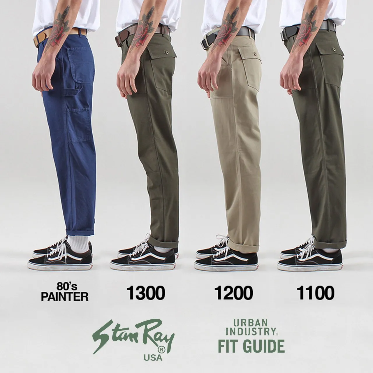 Stan Ray Taper Fit Fatigue Pants  - 1200 Series