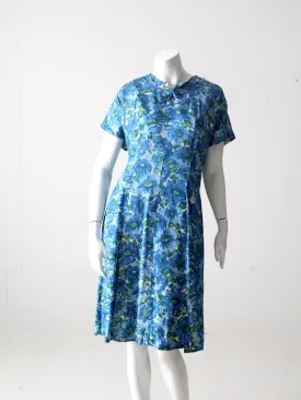 vintage 50s floral dress